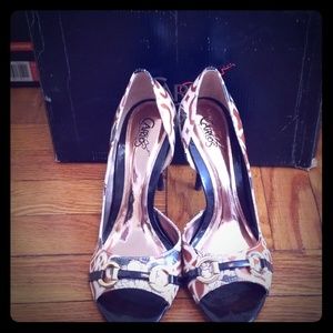 Carlos Santana open toe high heels